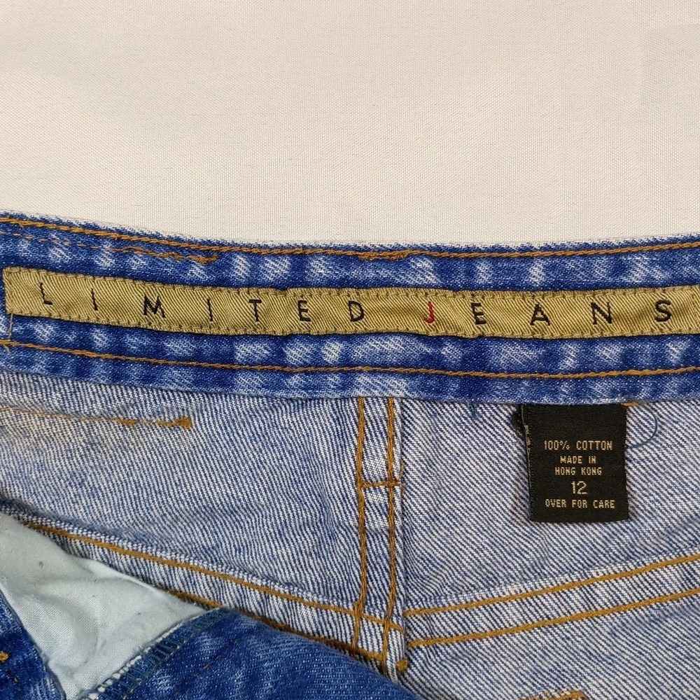 Vtg Limited denim Jeans womens 12 Classic Fit High Rise Straight 90s y2k preppy‎ - Picture 4 of 11